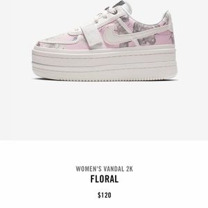 Nike Vandal 2K Floral Sneakers sz11